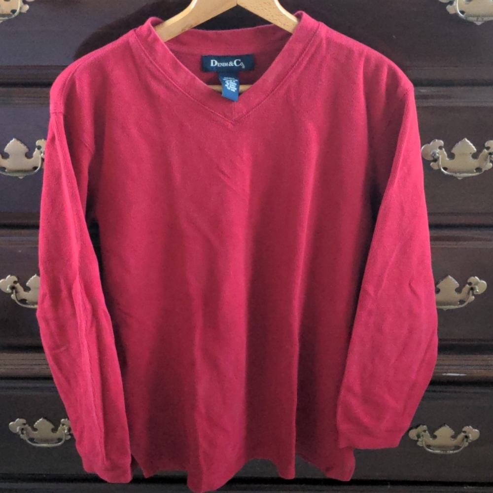 Denim & Co Small Pullover Sweater Size Small